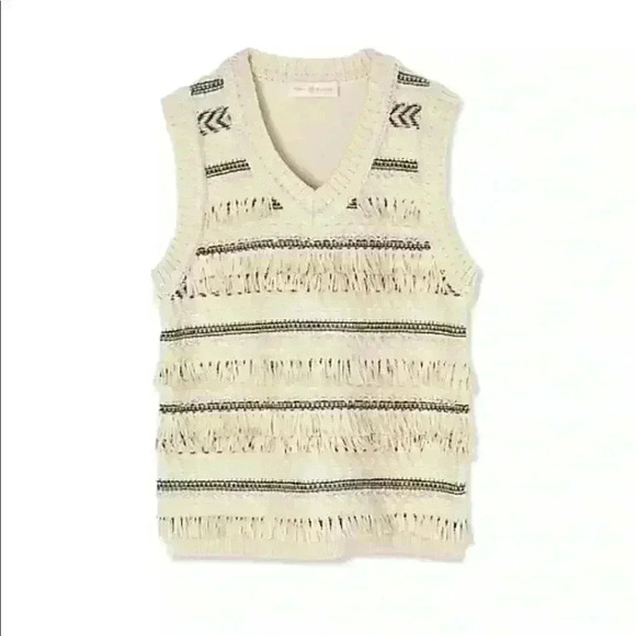 Tory Burch Sweaters - NWT Tory Burch Sleeveless Sweater Vest Sz M
